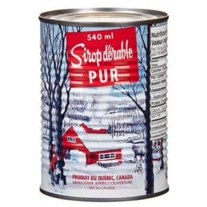 ORGANIC CANNED AMBER MAPLE SYRUP