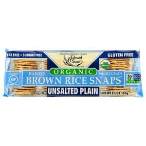 ORGANIC UNSALTED BROWN RICE CRACKERS