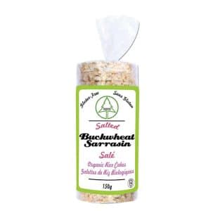SALTED ORGANIC BUCKWHEAT RICE CAKES