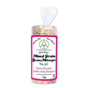 ORGANIC MIXED GRAIN UNSALTED RICE CAKES