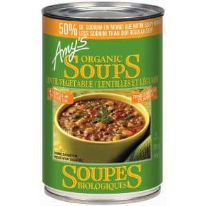 ORGANIC LENTIL VEGETABLE SOUP LOW SODIUM