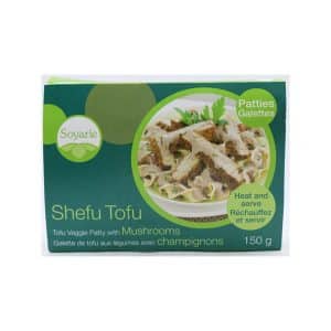 TOFU PATTY WITH VEGETABLES & MUSHROOMS