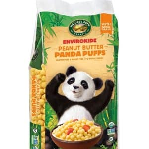 Eco Pac Panda Puff Beurre d'Arachide Biologique(NATURES PATH)